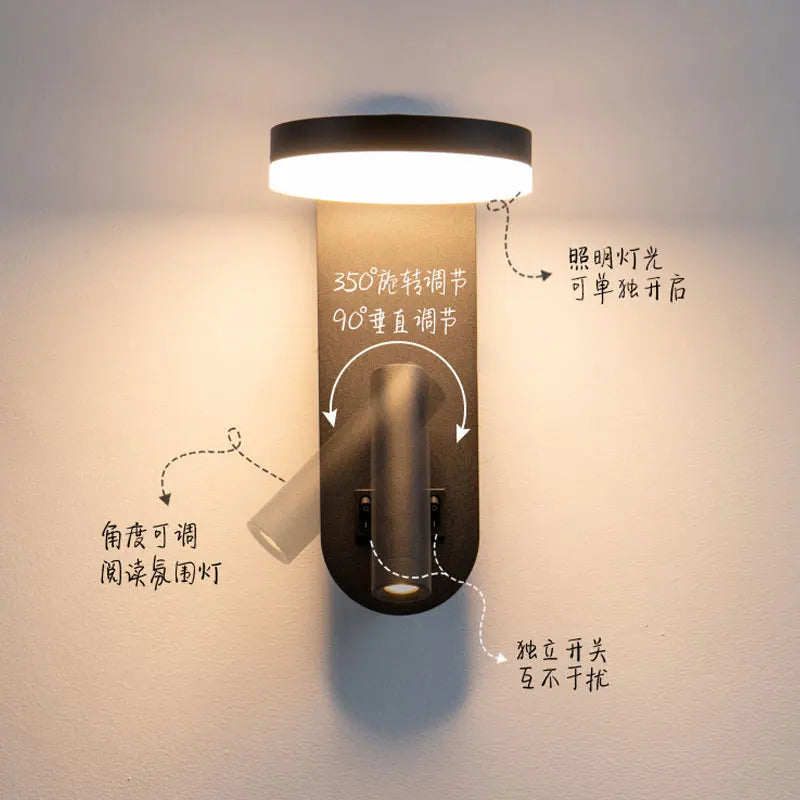 DecorBites™ Wall Lamp Rotatable Spotlight