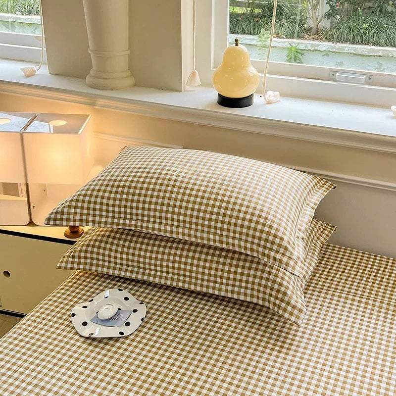 Pillowcase Set Plaid 48x74cm