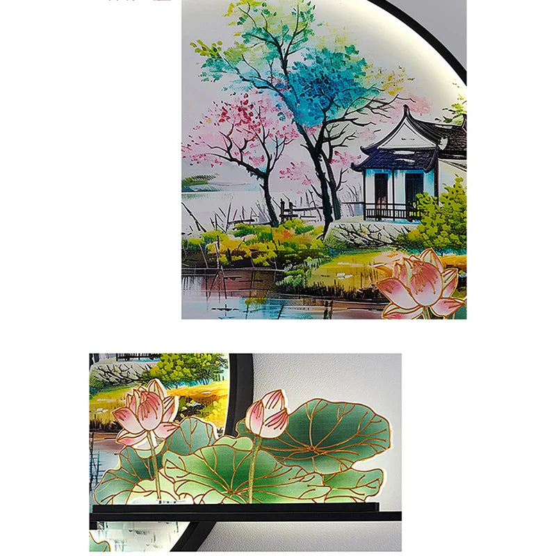 Dlight Decor Artistic Landscape Wall Glow Lamp