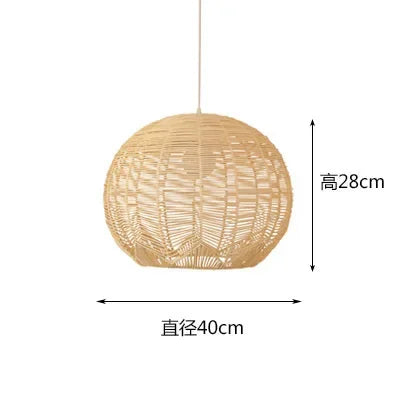 Rattan Pendant Lamp LED