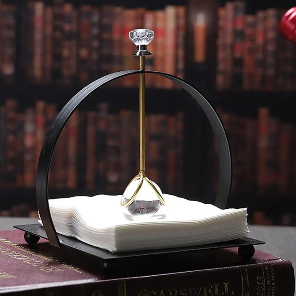 Decorative Stainless Steel Tissue Paper Holder - PRHOMZ