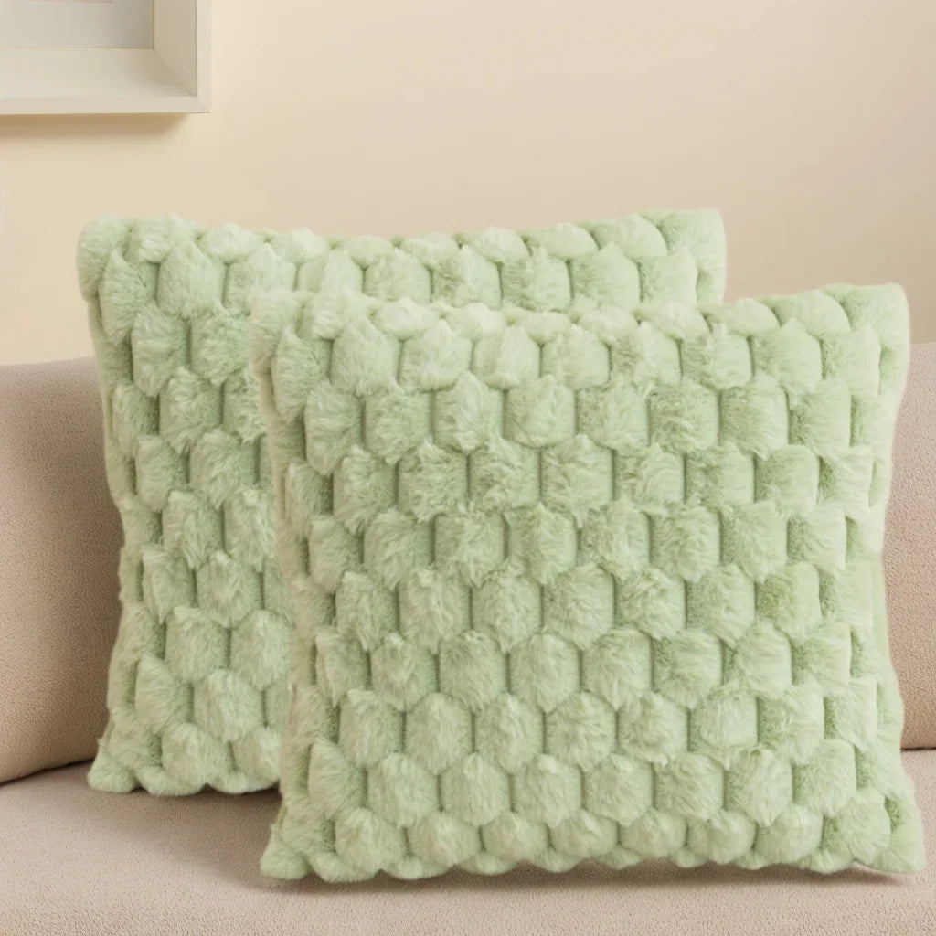 Artificial Fur Decorative Pillow Covers