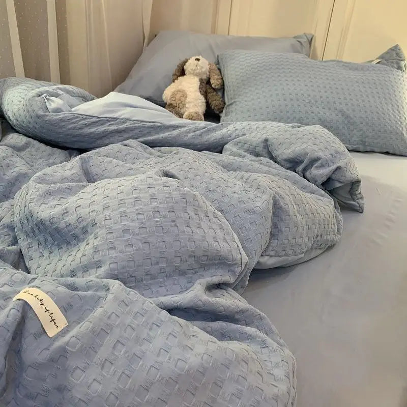 Cotton Bedding Set Olive Green