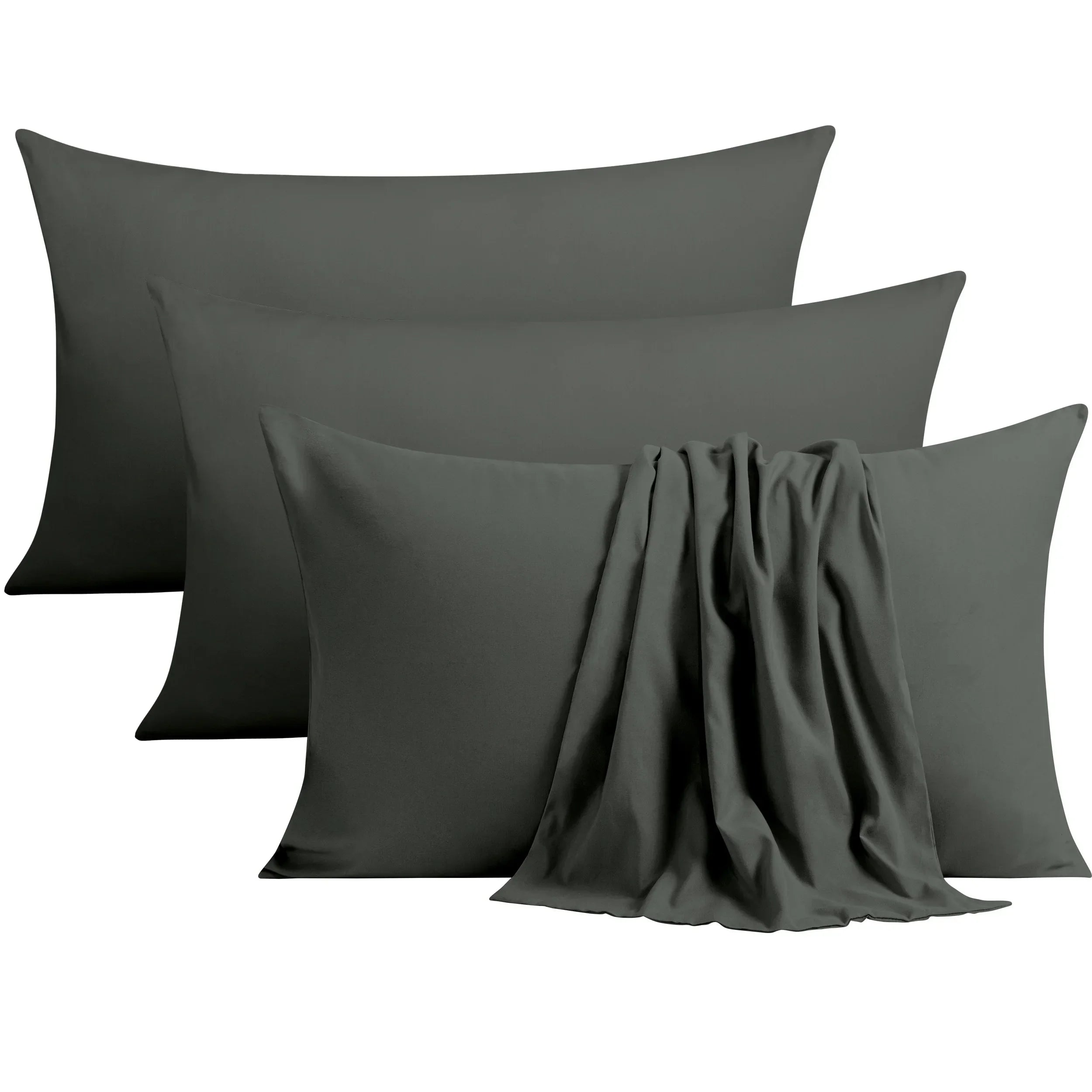 Microfiber Pillowcases Solid Color Set