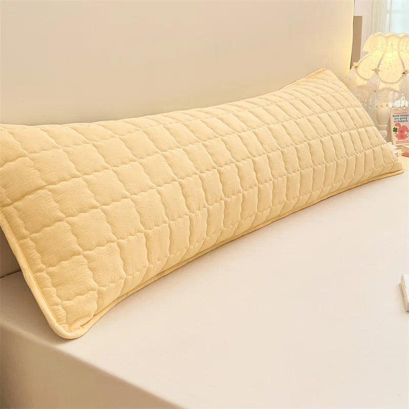 Solid-Color Long Decorative Pillowcase