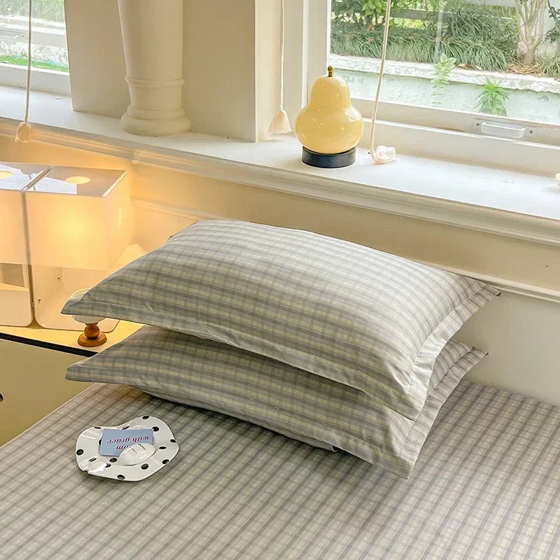 Pillowcase Set Plaid 48x74cm