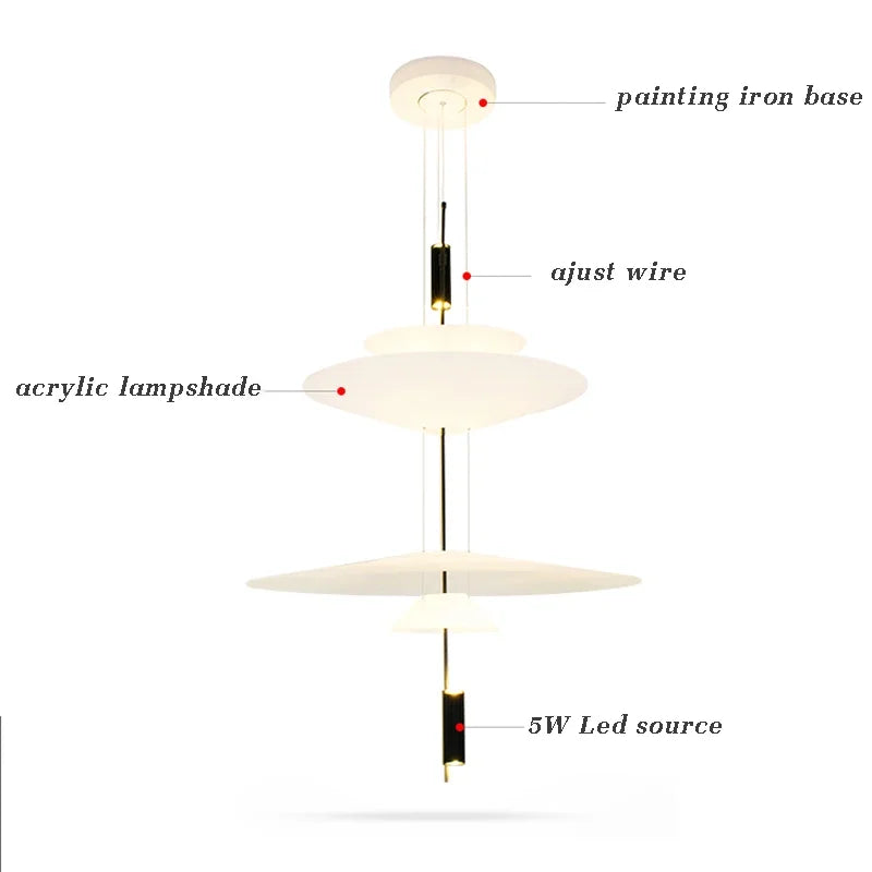 DecorBites™ Flying Saucer LED Pendant Lamps