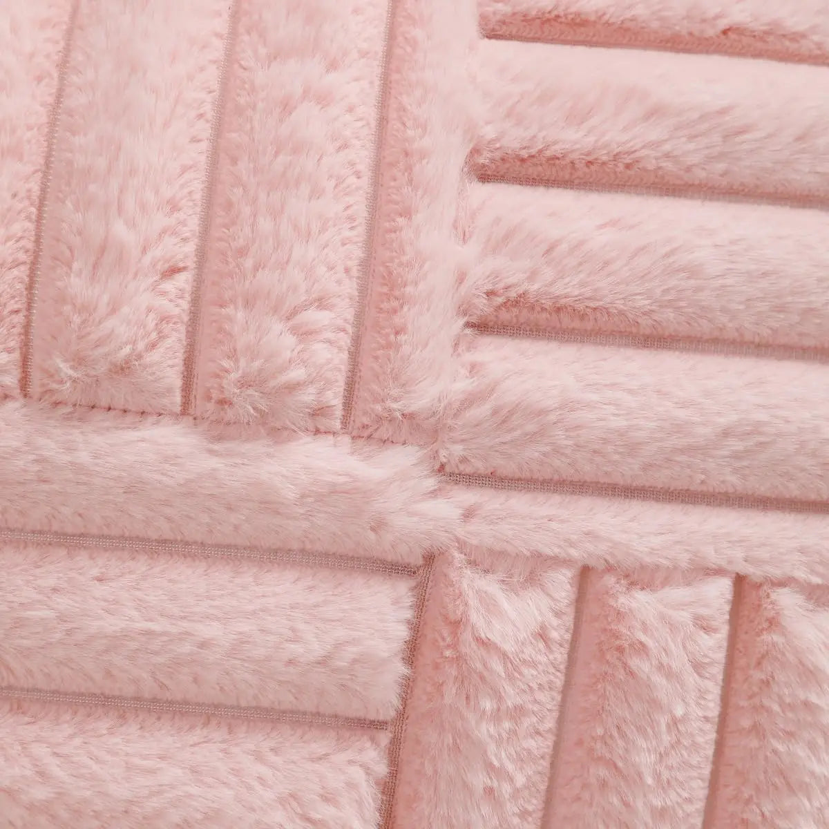 Artificial Plush Pillow Covers Set