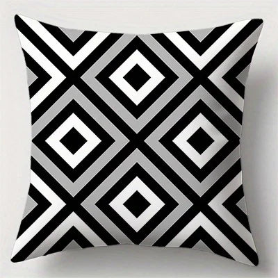 Love-themed Geometric Pillow Covers