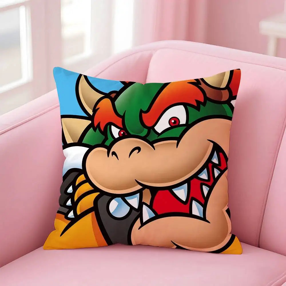Mario Pillow Case Silky Sofa Cover
