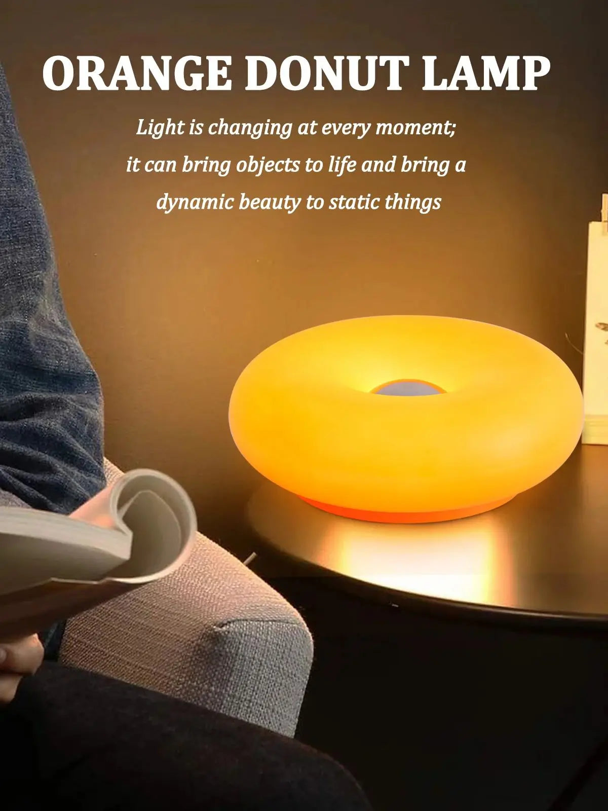 DecorBites™ Donut Table Lamp USB Plug