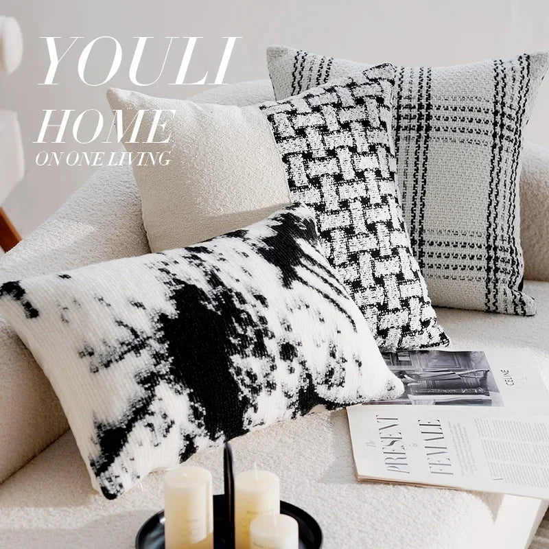 French Retro Throw Pillow Cover