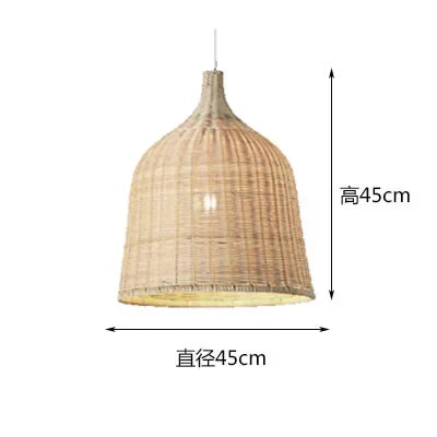 Rattan Pendant Lamp LED