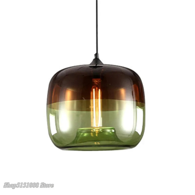 Apple Glass Pendant Lights Kitchen