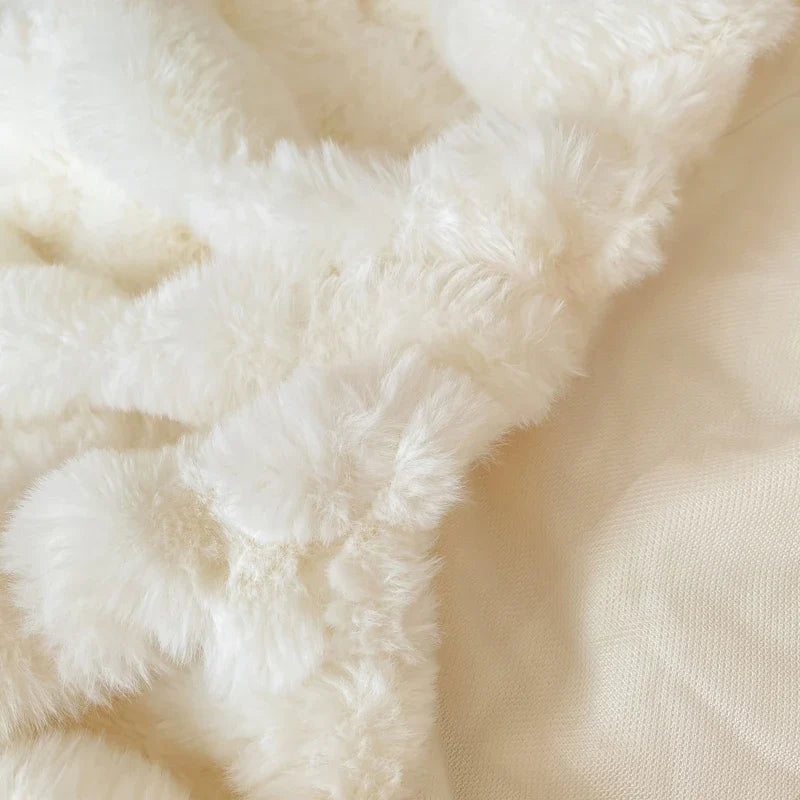 Fluffy Plush Pillowcase Winter Warm