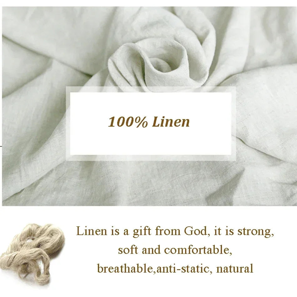 Linen Pillowcase Soft Cushion Cover