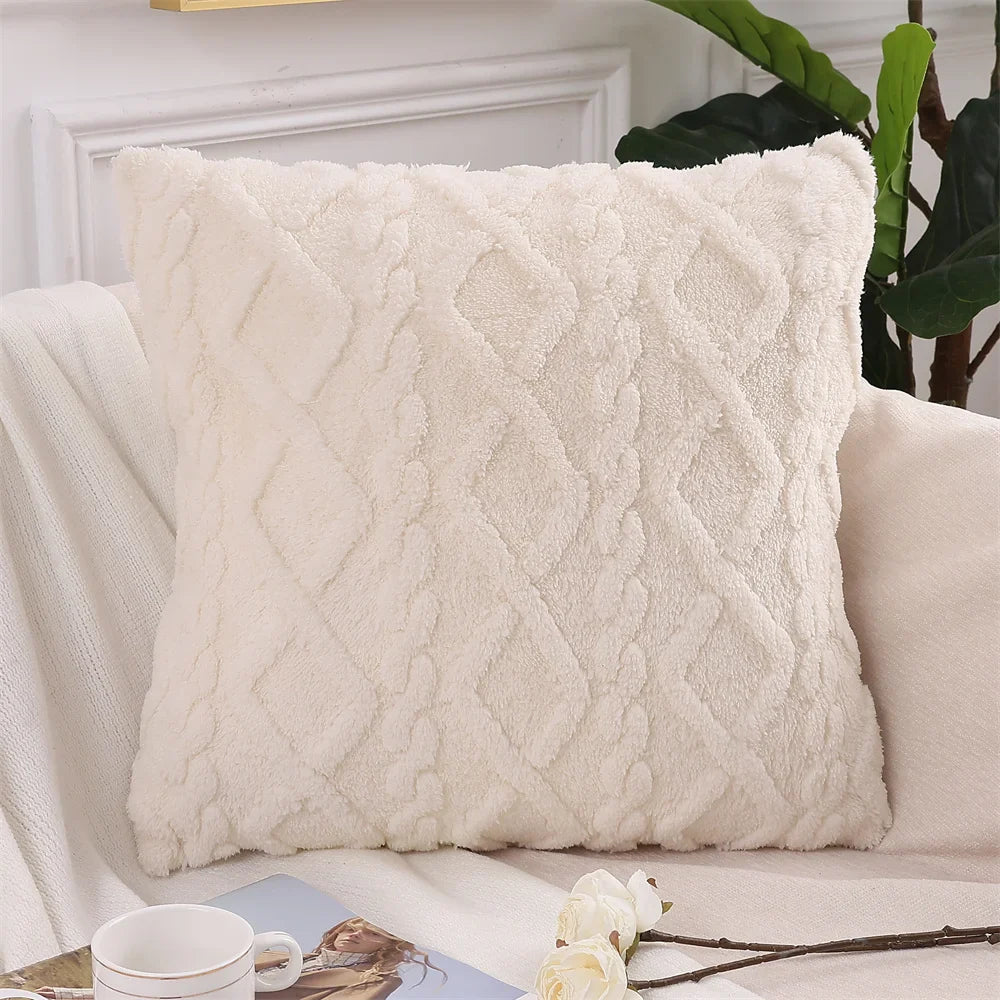 Throw Pillow Covers Soft Plush