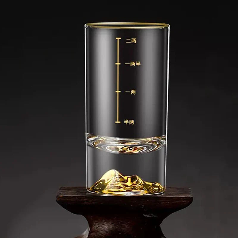 Dlight Decor Golden Line Brandy Glass Set 100ml x6