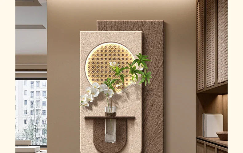 Dlight Decor LED Green Vase Wall Light for Hallways