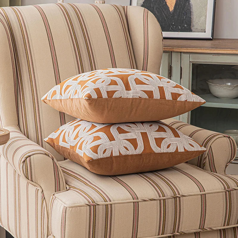 Geometric Cushion Covers Luxury Set
