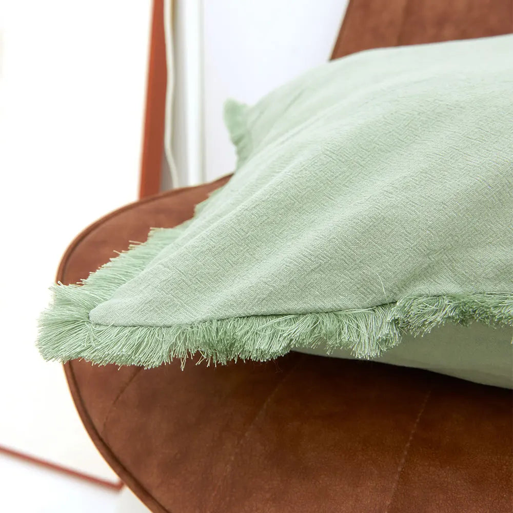 Cushion Cover Tassels Decorative Pillowcase