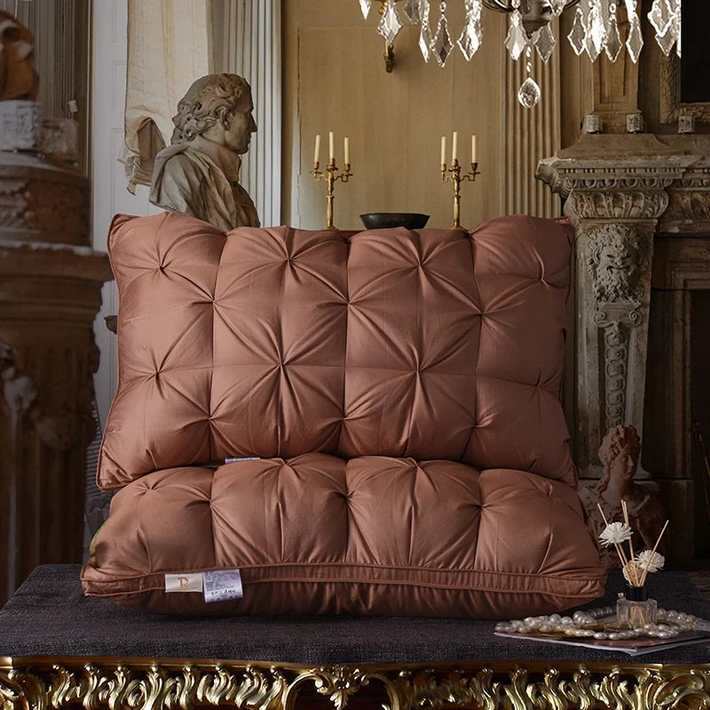 Goose Down Neck Support Pillow