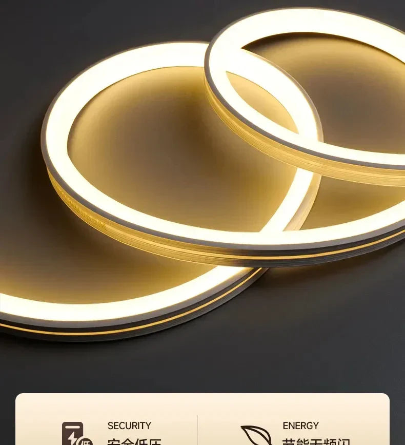 Dlight Decor Nordic Silent LED Wall Clock Light