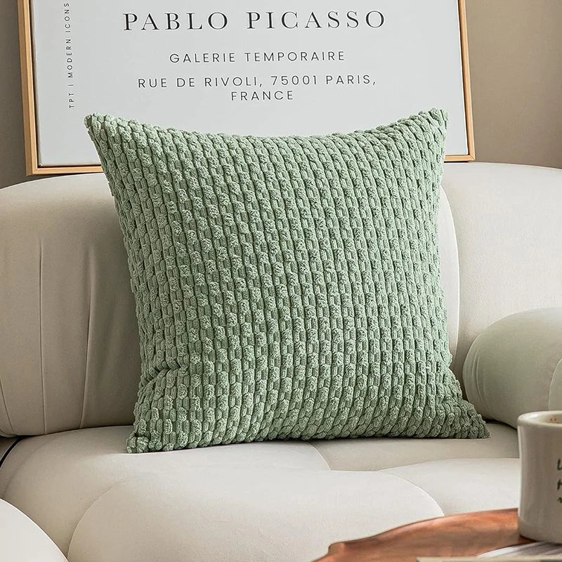 Sage Green Throw Pillow Covers 18x18