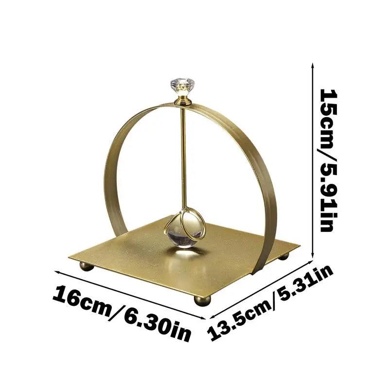 Decorative Stainless Steel Tissue Paper Holder - PRHOMZ