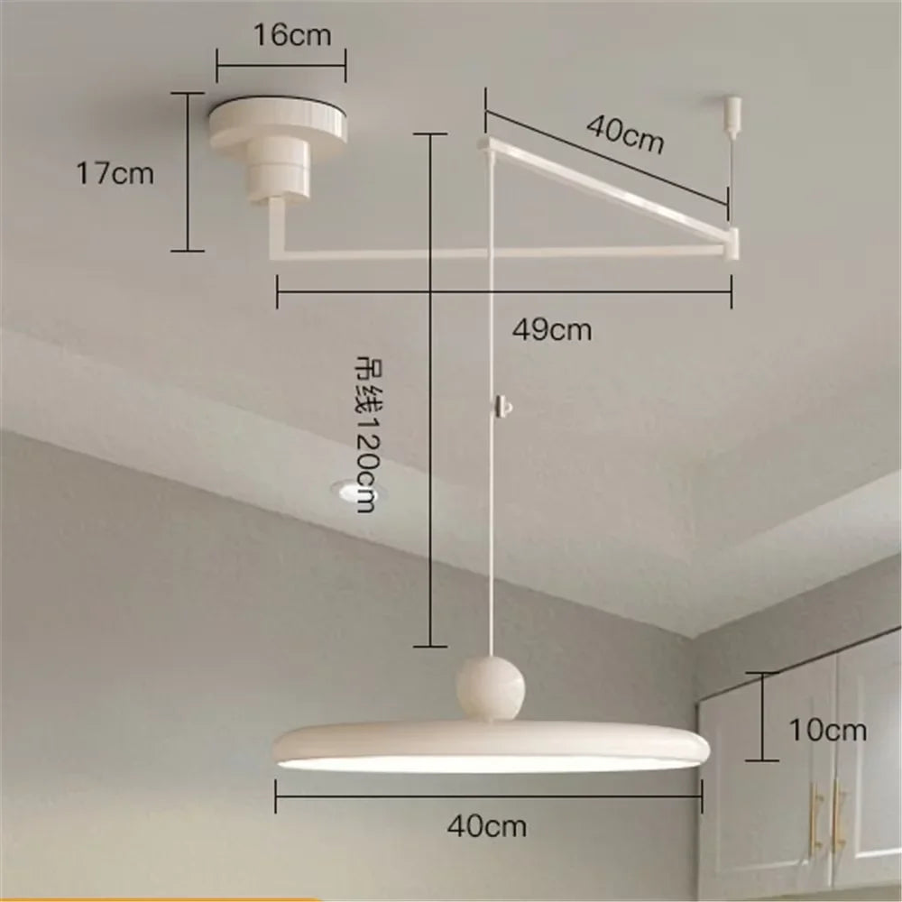 DecorBites™ Rotatable LED Pendant Light Iron
