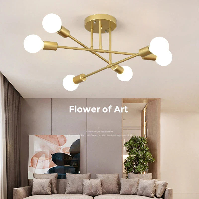 DecorBites™ LED Ceiling Lamp Modern 6-Head