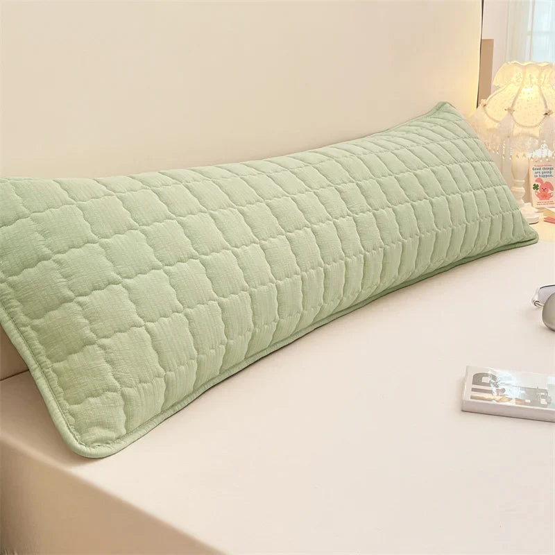 Solid-Color Long Decorative Pillowcase