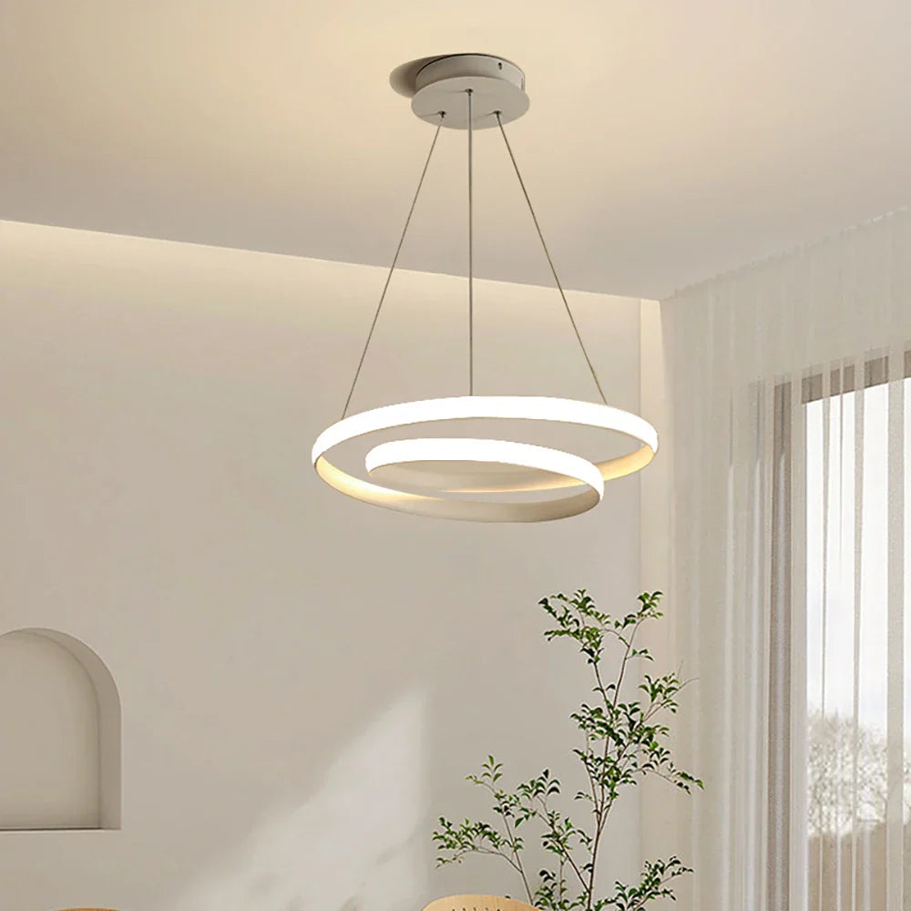 DecorBites™ LED Pendant Light Minimalist Double-Ring