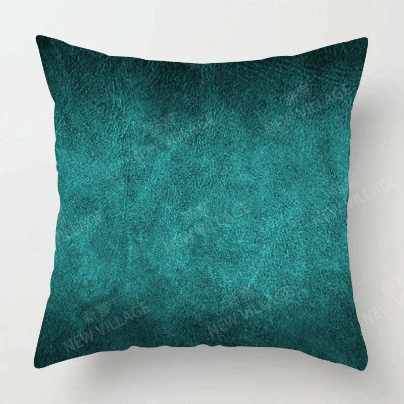 Green Cushion Cover Abstract Design