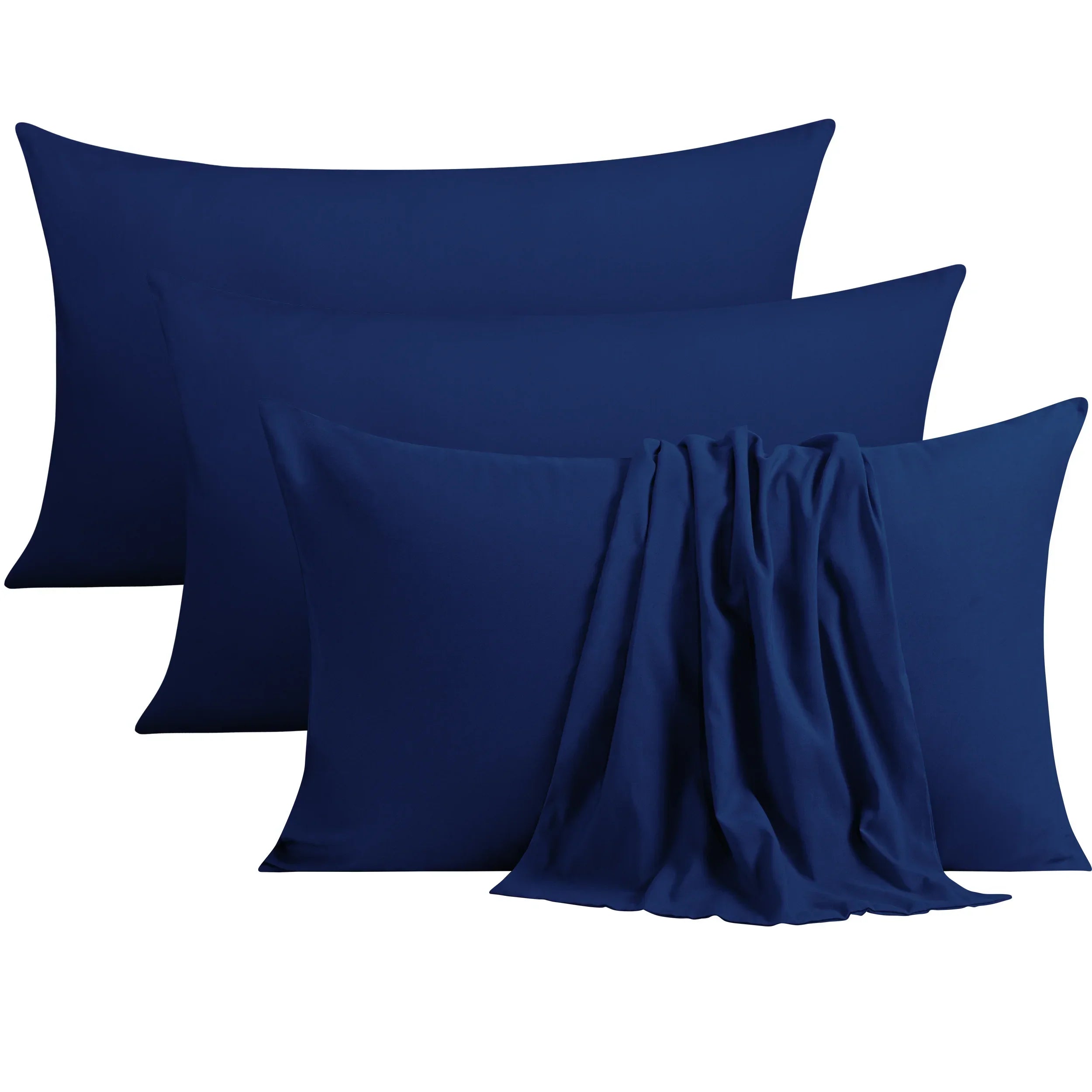 Microfiber Pillowcases Solid Color Set