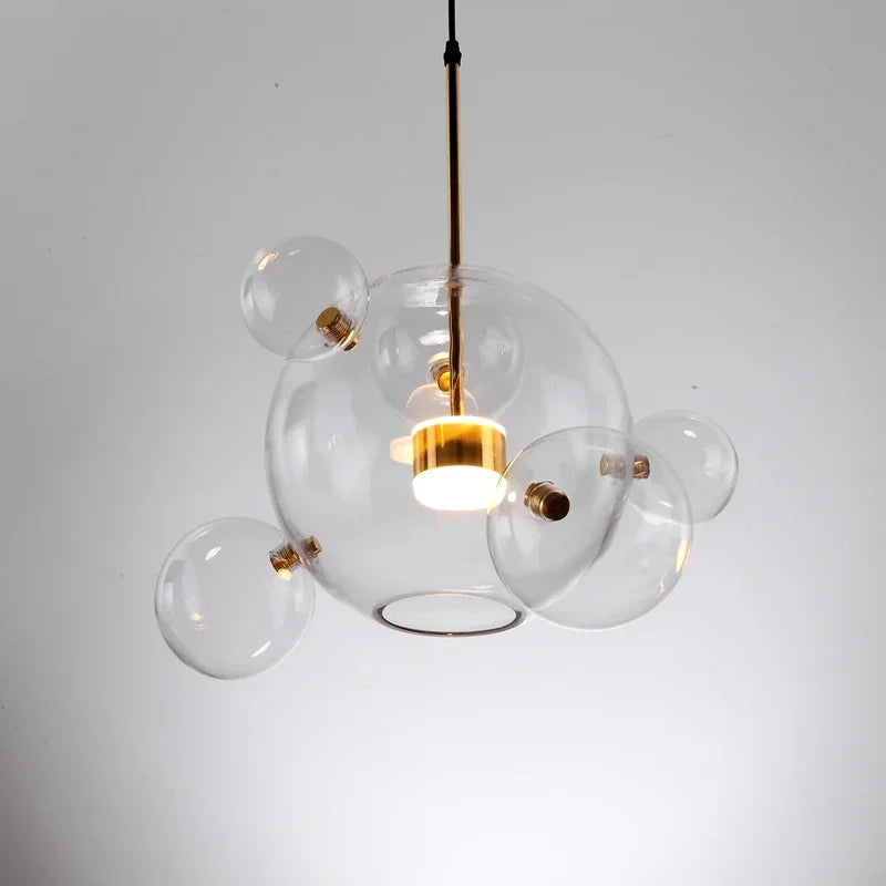 Glass Bubble Ball Chandelier Kids Room