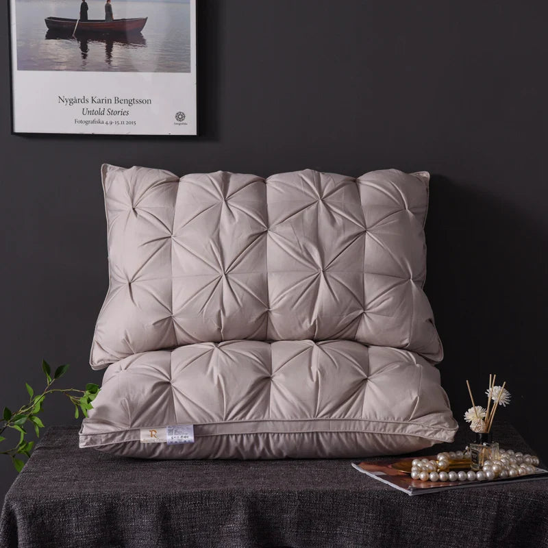 Goose Down Neck Support Pillow