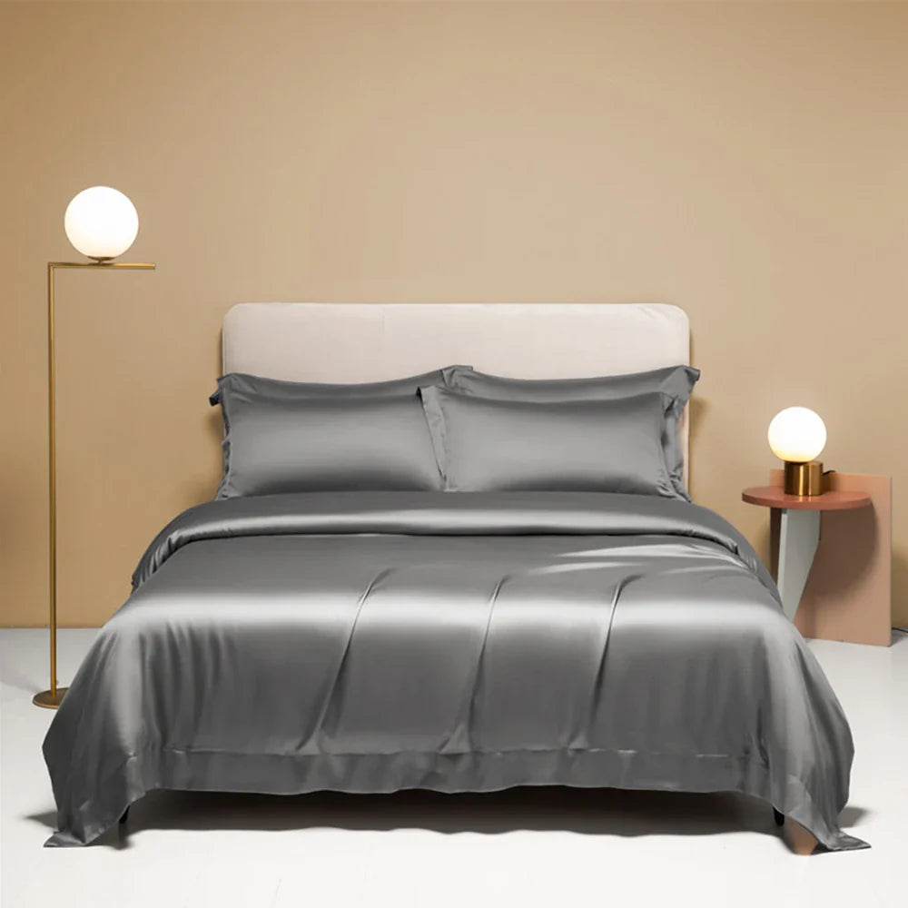 Silk Bedding Set Double King Queen