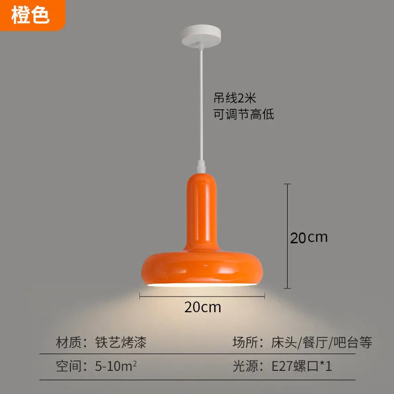 DecorBites™ Bedside Pendant Light Mushroom Style
