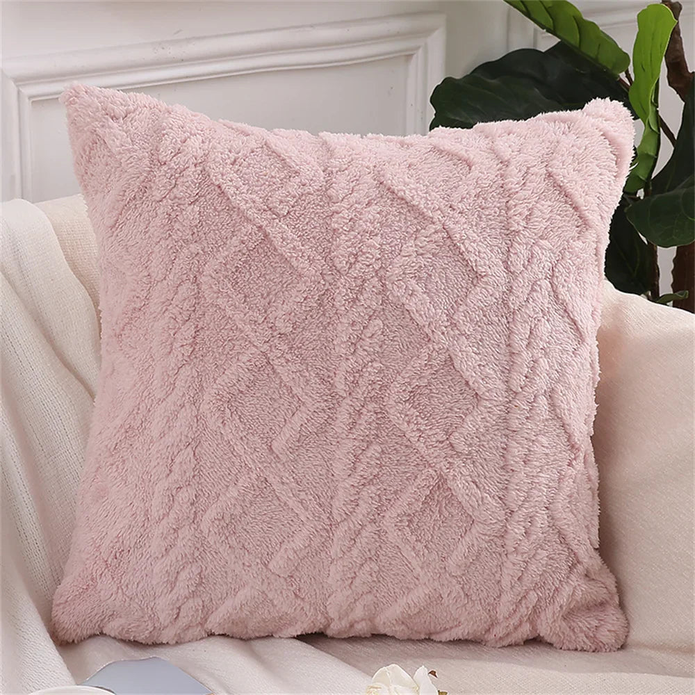 Throw Pillow Covers Soft Plush