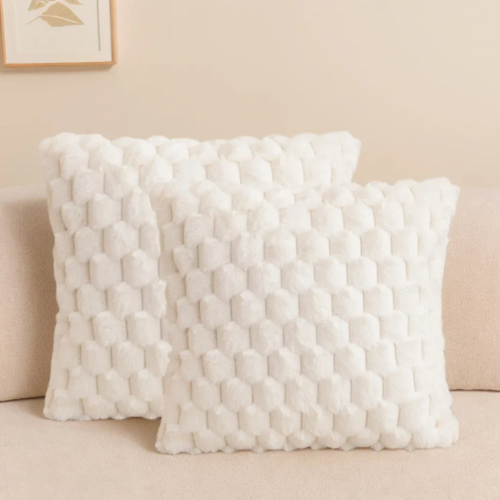 Artificial Fur Decorative Pillow Covers