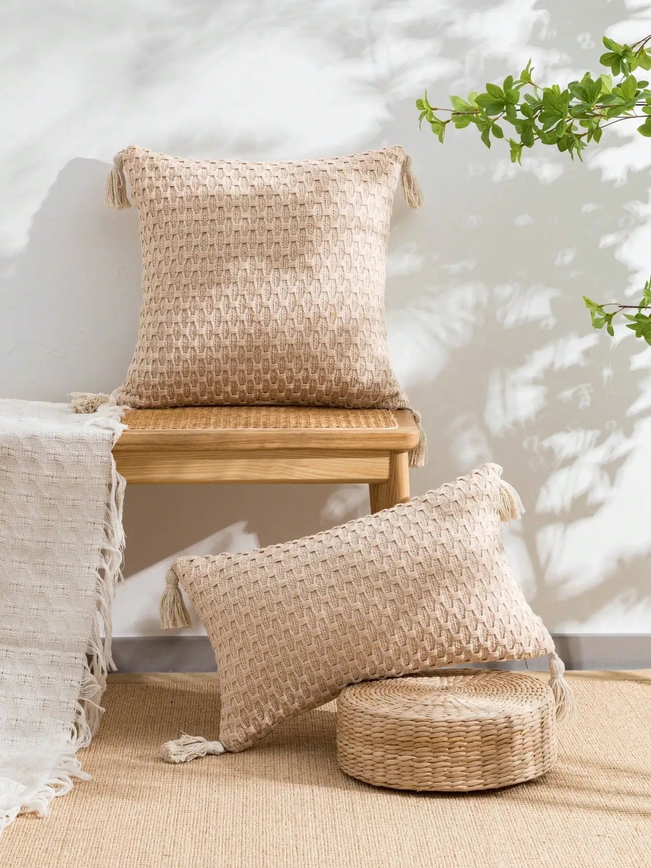 Bohemian Throw and Lumbar Pillow Covers