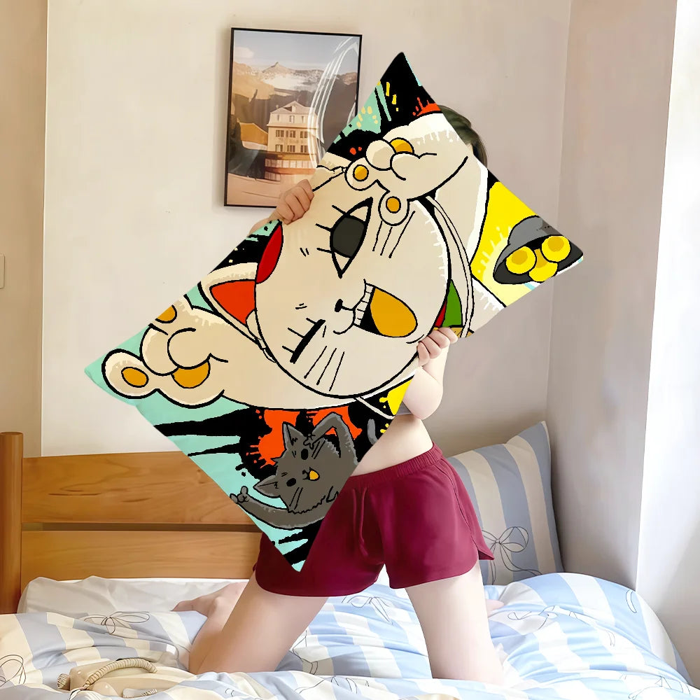 Anime Granny Pillowcase Rectangle Cushion Cover