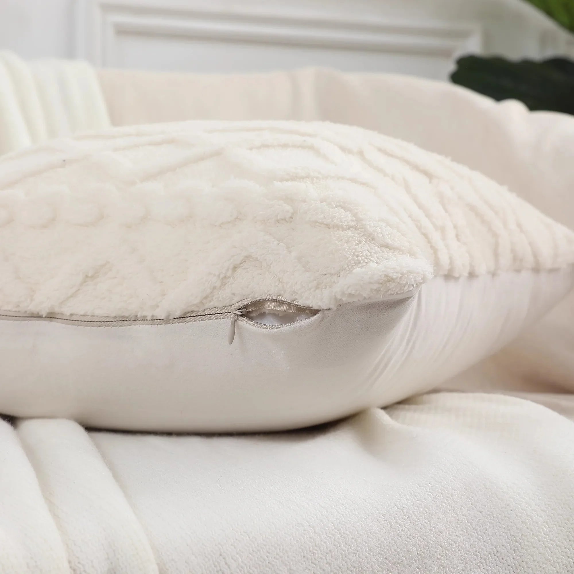 Throw Pillow Covers Soft Plush