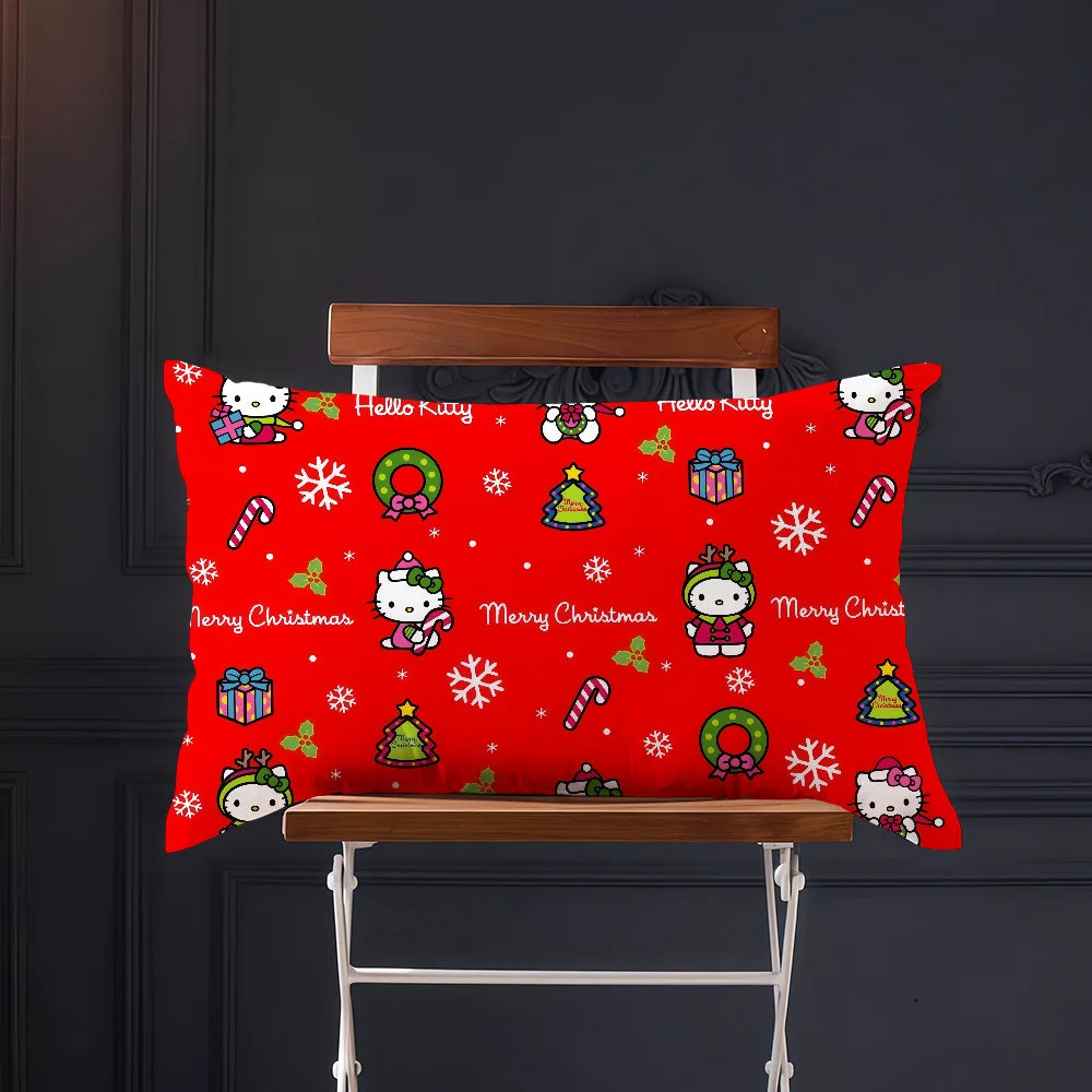 Christmas Kawaii Pillow Cover Rectangle