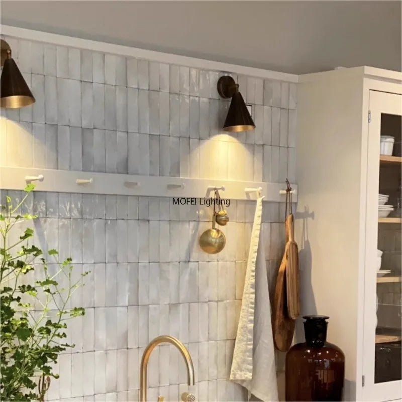 DecorBites™ Full Copper Wall Lamp Retro Style