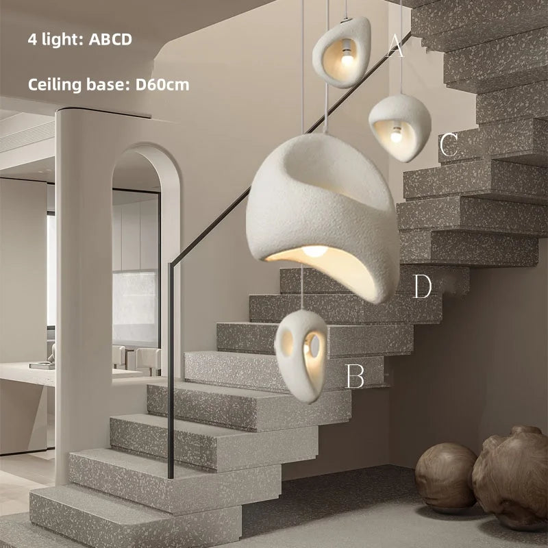 DecorBites™ Pendant Lights E27 LED Irregular Fixtures