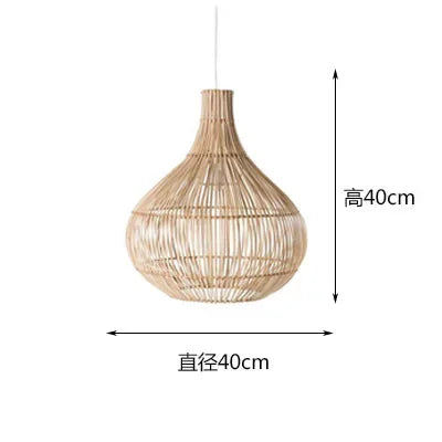 Rattan Pendant Lamp LED