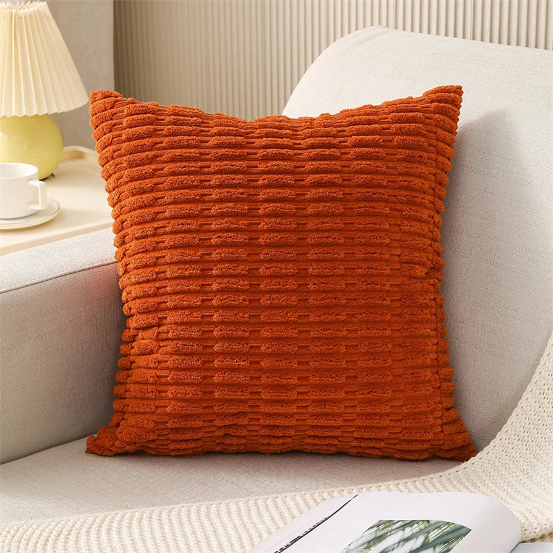 Corduroy Throw Pillow Covers 45x45cm