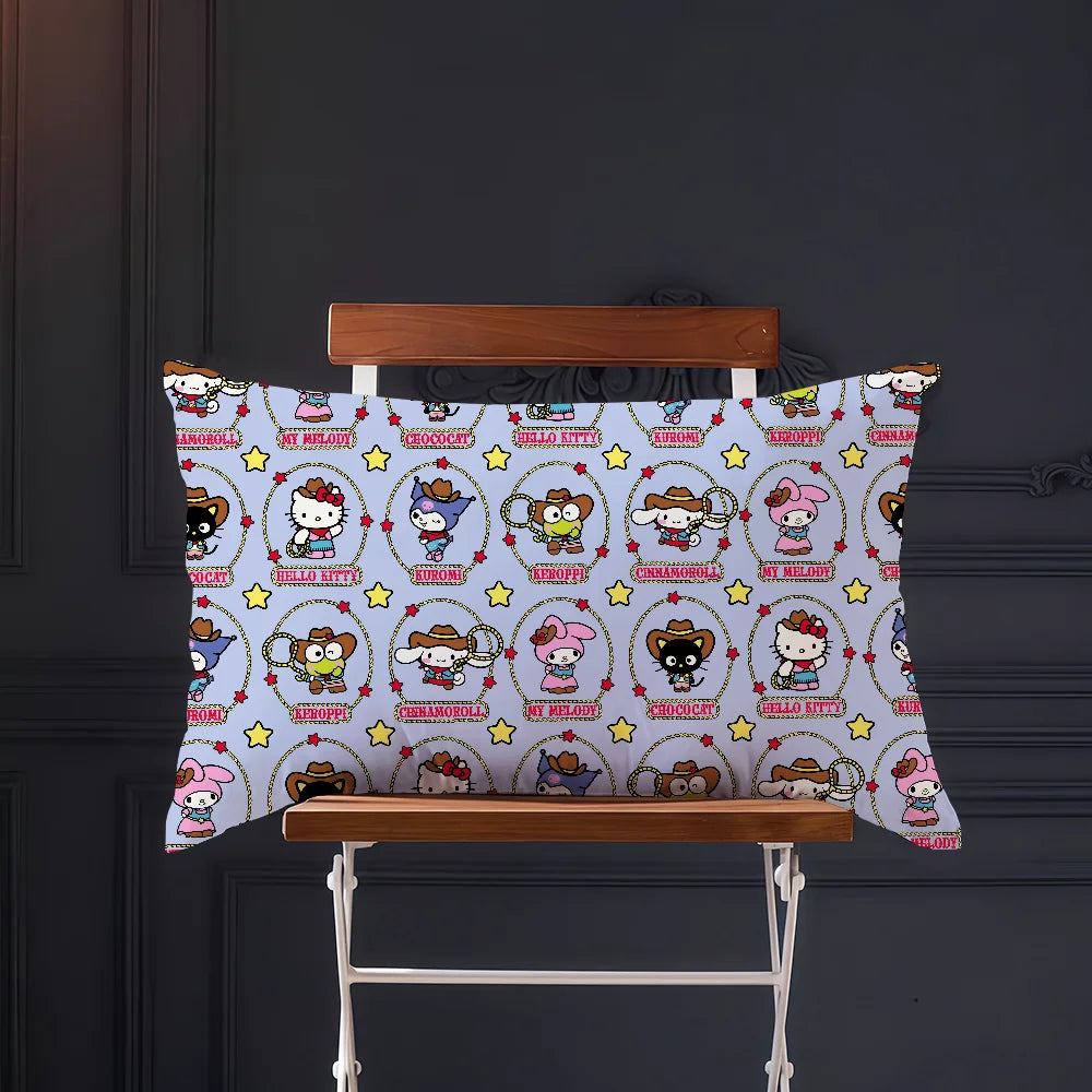 Christmas Kawaii Pillow Cover Rectangle